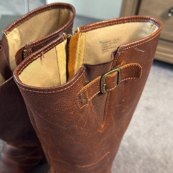 L.L. Bean Tall Leather Boots Women size 11 EUC - Picture 3 of 10